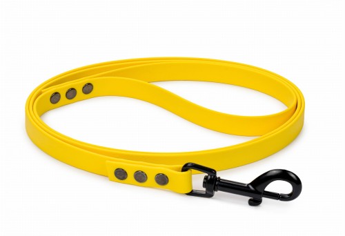 Smycz BioThane dla średniego psa 16 mm żółta.jpg