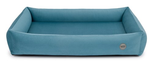 Legowisko ortopedyczne dla dużego psa turkusowe