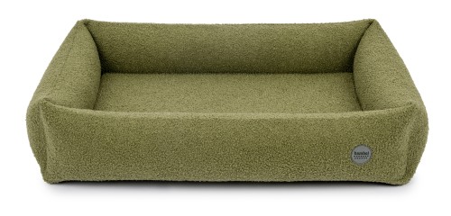 Legowisko ortopedyczne zielone boucle dla psa