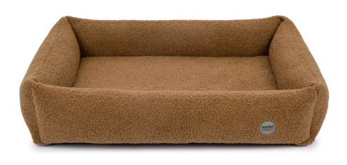 Legowisko ortopedyczne brązowe boucle dla psa